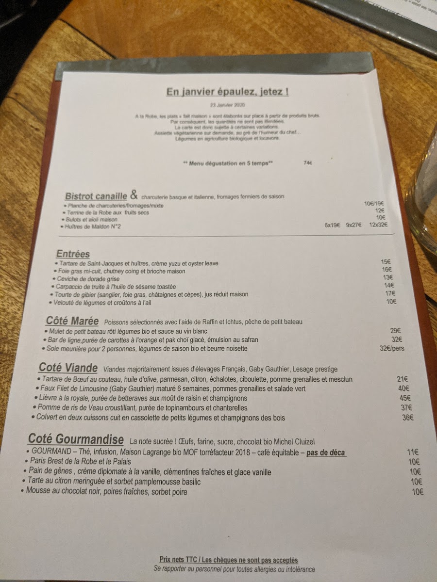 Menu La Robe Et Le Palais-6