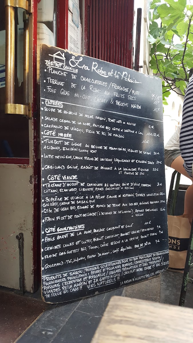 Menu La Robe Et Le Palais-9